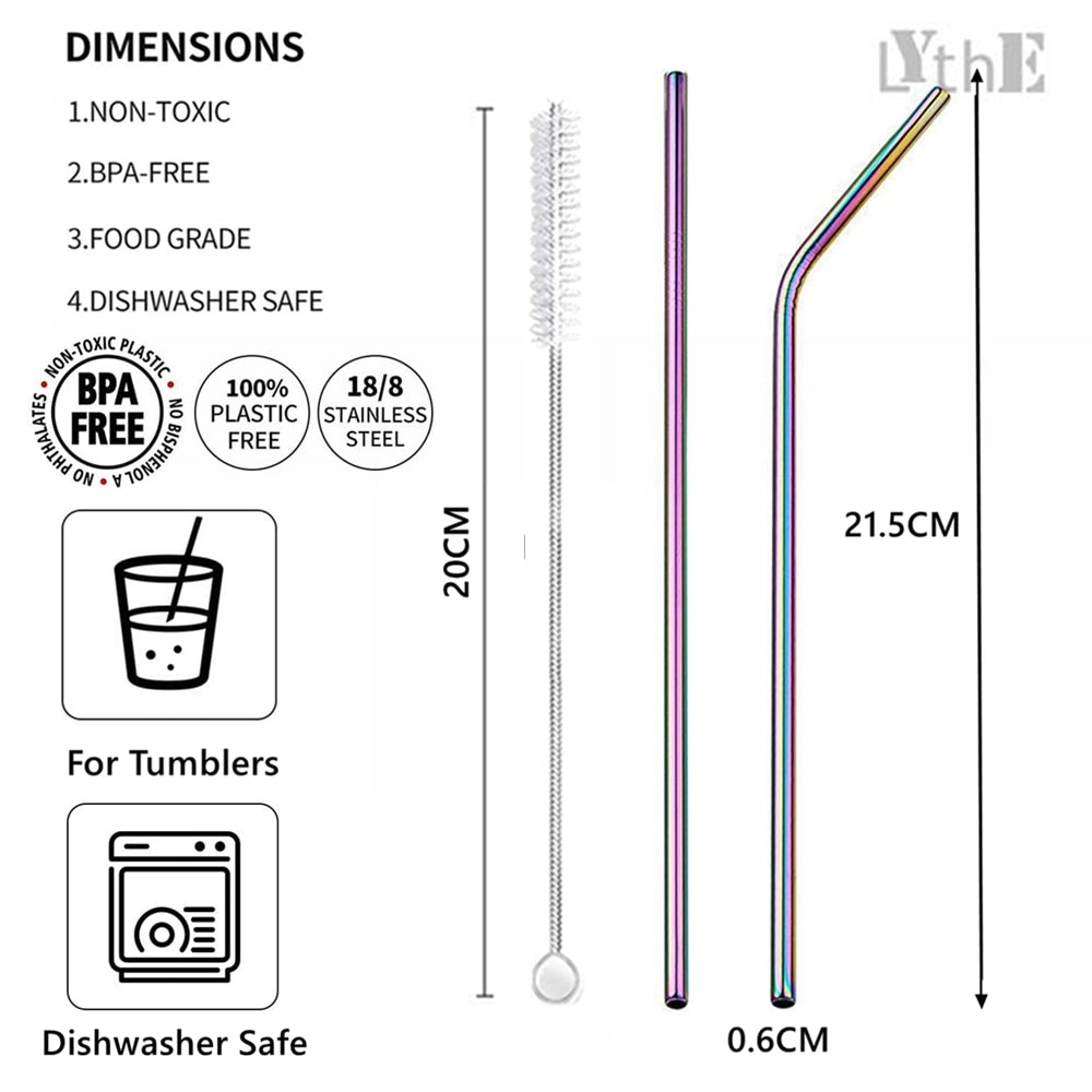 Reusable Metal Straws: The Whole Spectrum!