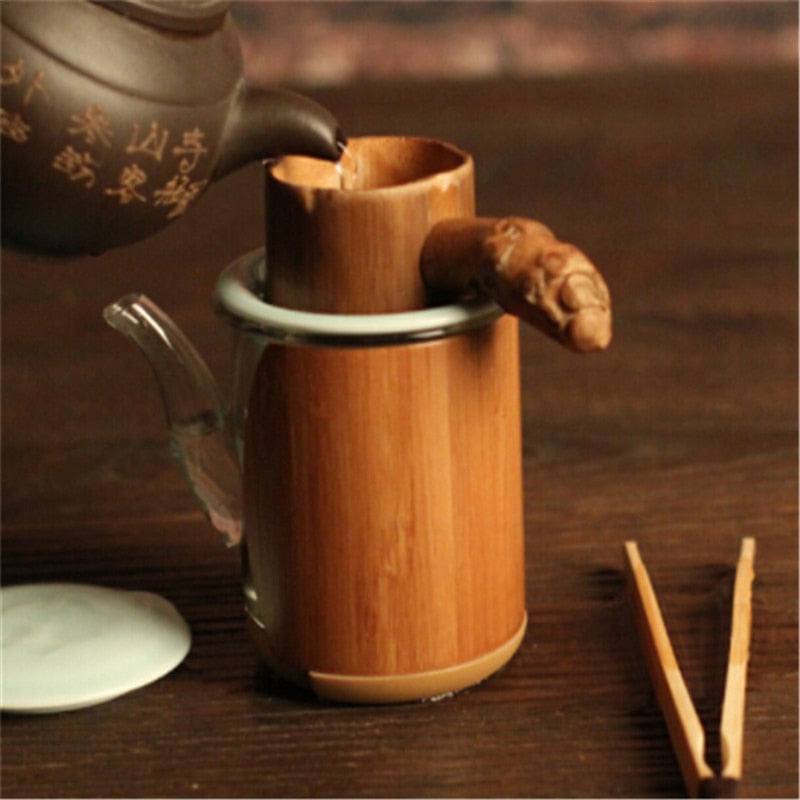 Bambrew Master: Natural Bamboo Tea Strainer and Infuser