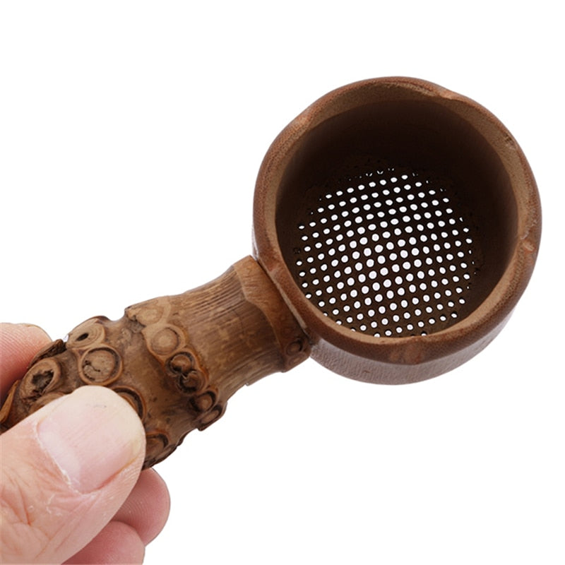 Bambrew Master: Natural Bamboo Tea Strainer and Infuser