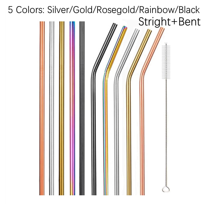 Reusable Metal Straws: The Whole Spectrum!