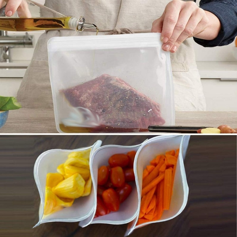 Silicone Food Storage Bag: Reusable, Leakproof, and Versatile Storage Solution