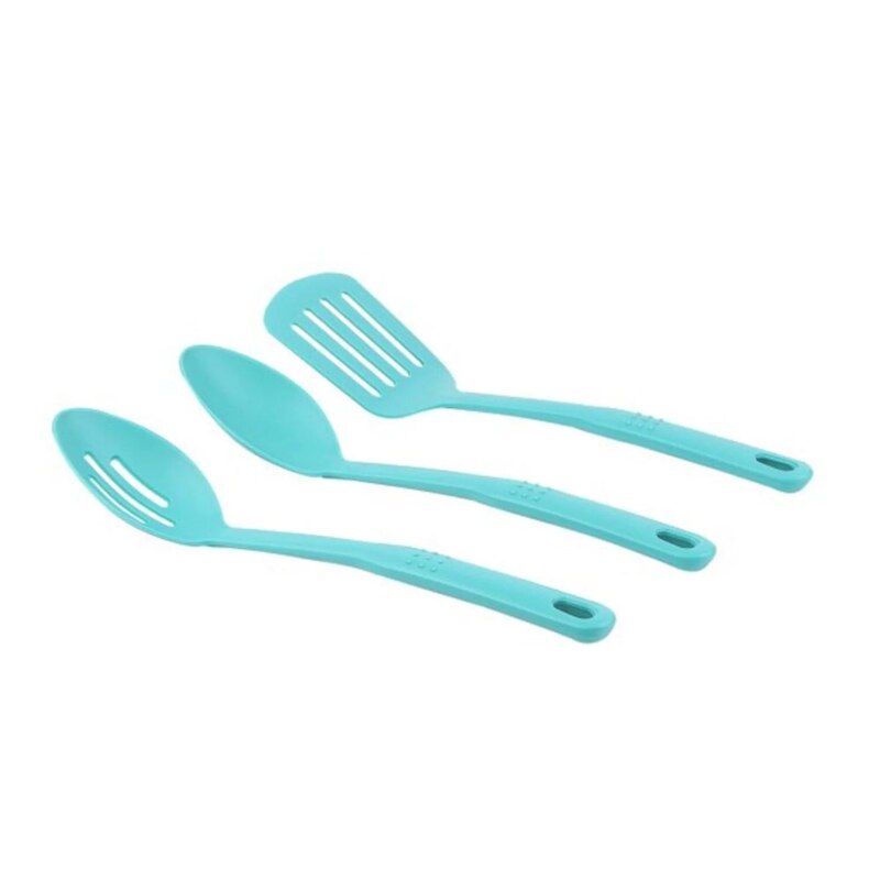 BOUSSAC Ceramic Nonstick 12 Piece Cookware Set: Teal Ombre - Hand Wash Only