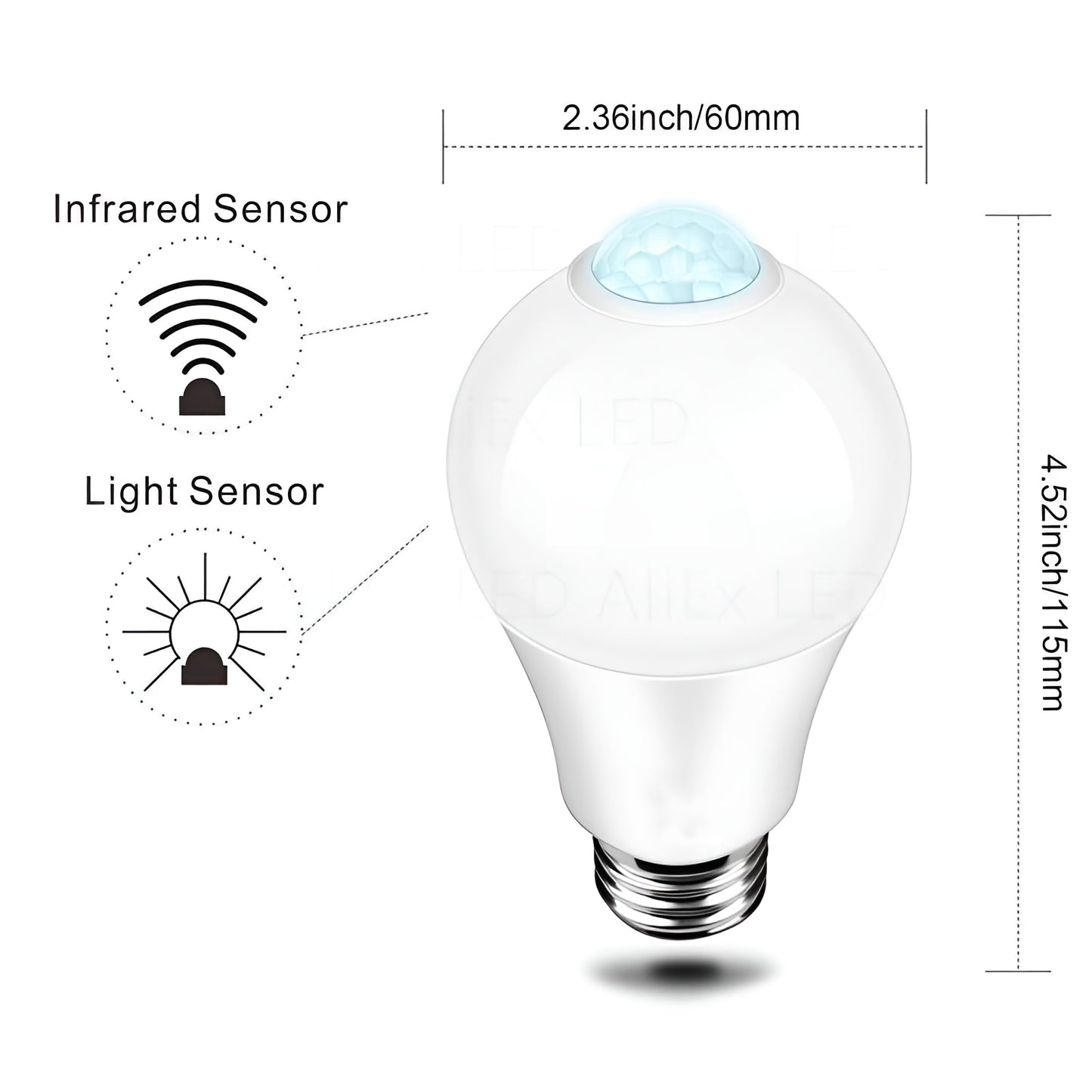 Motion Sensor LED Bulb: Auto ON/OFF Night Light