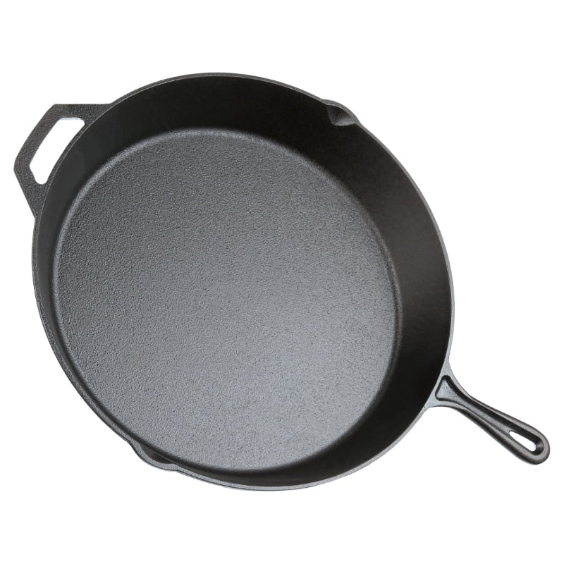 Pre-Seasoned Cast Iron Skillet 15-Inch w/ Handle Cover
