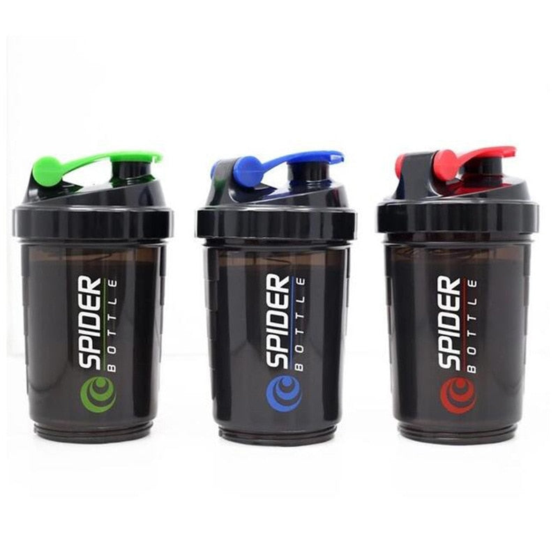 Spider Bottle Protein Mixer: Advanced 3-Layer Shaker for Smooth Blends