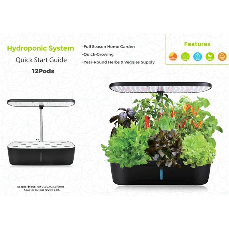 SmartGrow Oasis: Effortless Home Herb Growing with Automatic Timer