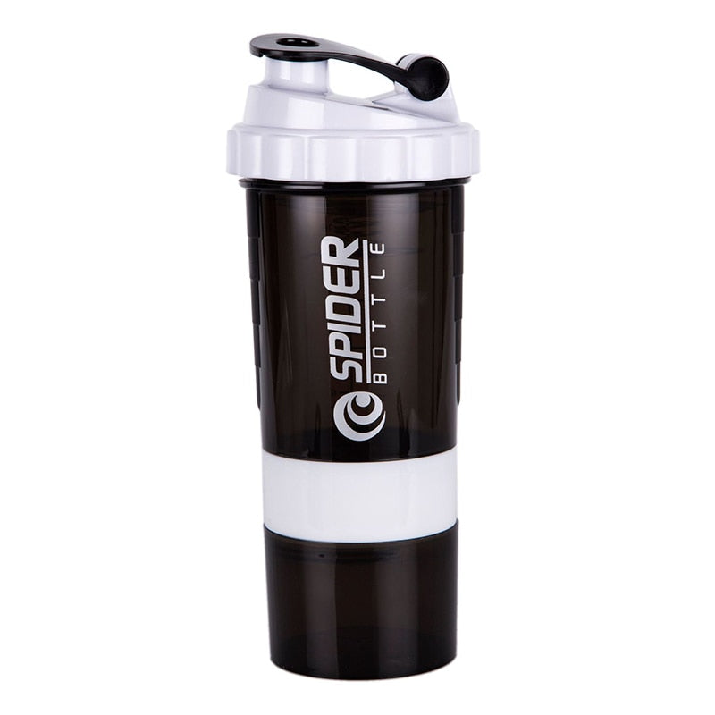 Spider Bottle Protein Mixer: Advanced 3-Layer Shaker for Smooth Blends