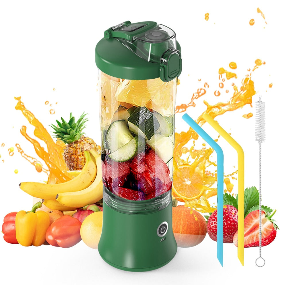 SmoothieMate Portable Electric Juicer: Enjoy Fresh and Healthy Fruit Mixers On-The-Go