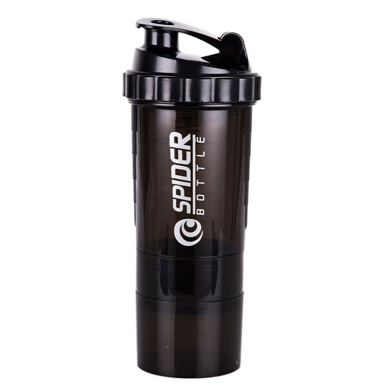 Spider Bottle Protein Mixer: Advanced 3-Layer Shaker for Smooth Blends