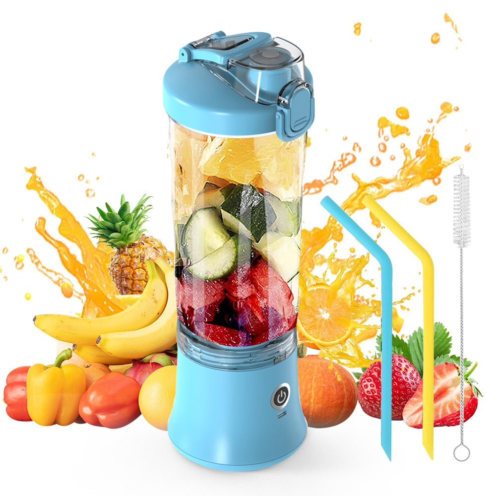 SmoothieMate Portable Electric Juicer: Enjoy Fresh and Healthy Fruit Mixers On-The-Go