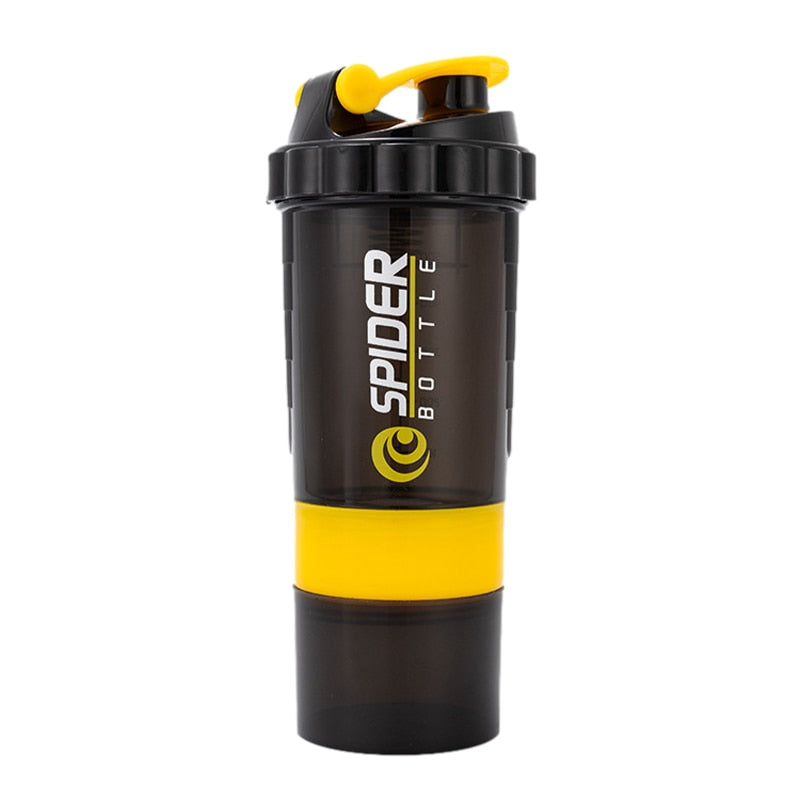 Spider Bottle Protein Mixer: Advanced 3-Layer Shaker for Smooth Blends