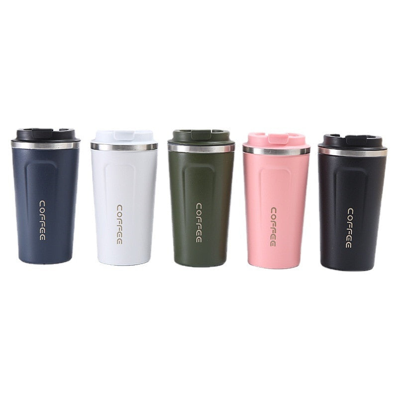 Stainless Steel Coffee Cup: Thermos Mug, Leak-Proof, Vacuum Flask