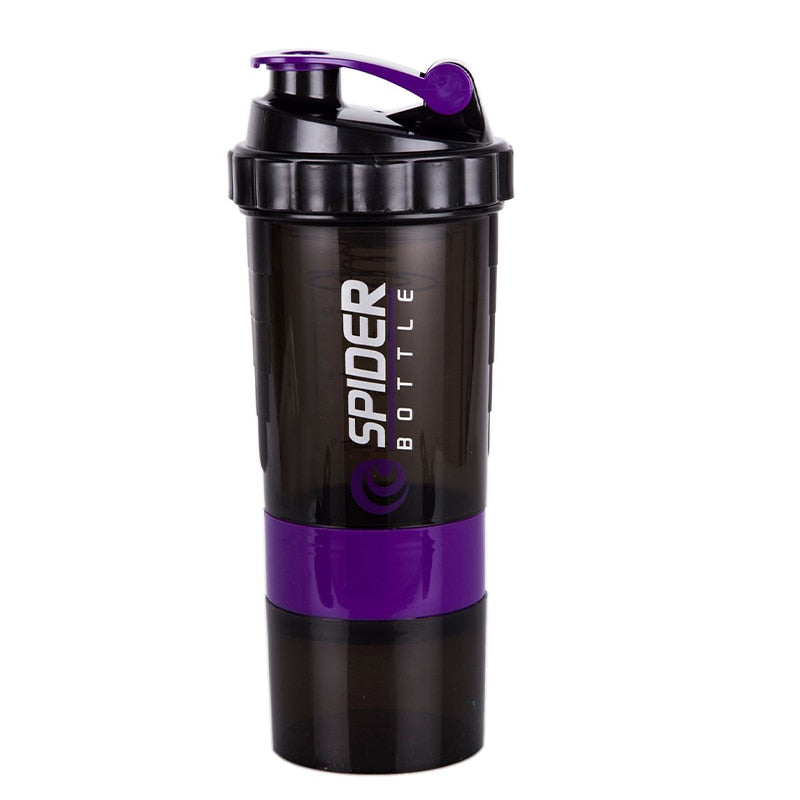 Spider Bottle Protein Mixer: Advanced 3-Layer Shaker for Smooth Blends