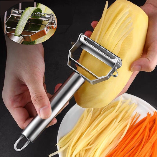 Stainless Steel Vegetable Peeler: Effortless Dual-Blade Kitchen Tool